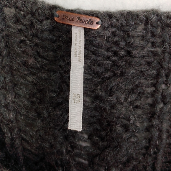FP Oversized Cable Knit Mohair Chunky Sweater XS - Picture 7 of 16
